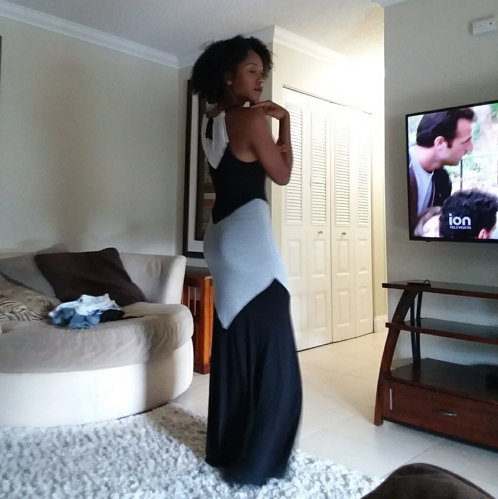 Super slim maxi dress - Picture 4 of 8